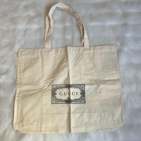Gucci Reusable Cotton Canvas Tote - Picture 1 of 5